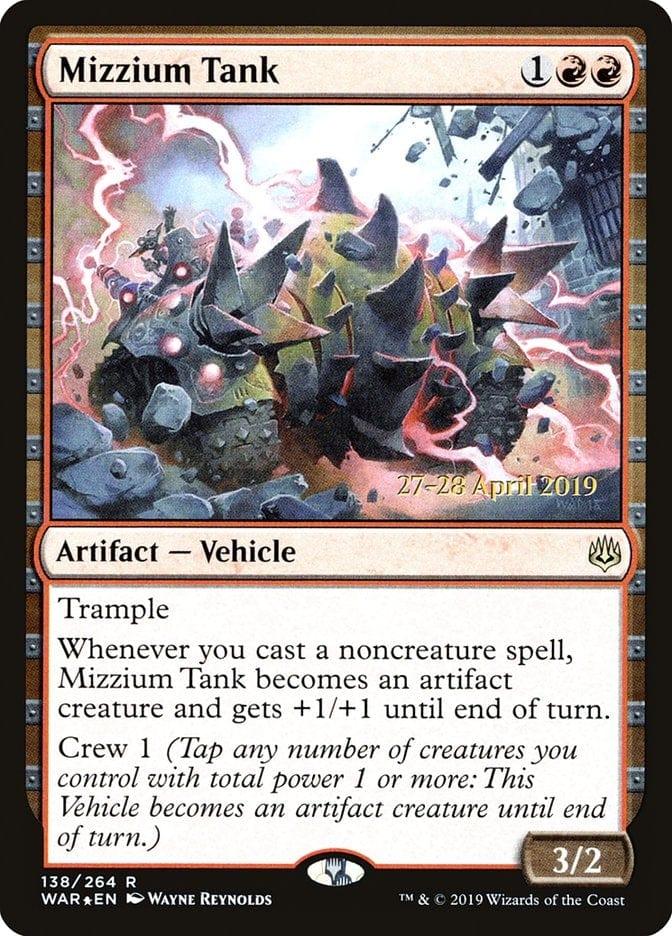 Magic: The Gathering MTG Single Mizzium Tank  [War of the Spark Prerelease Promos]