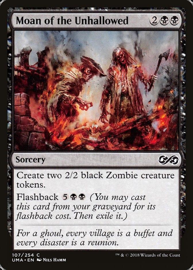 Magic: The Gathering MTG Single Moan of the Unhallowed [Ultimate Masters]