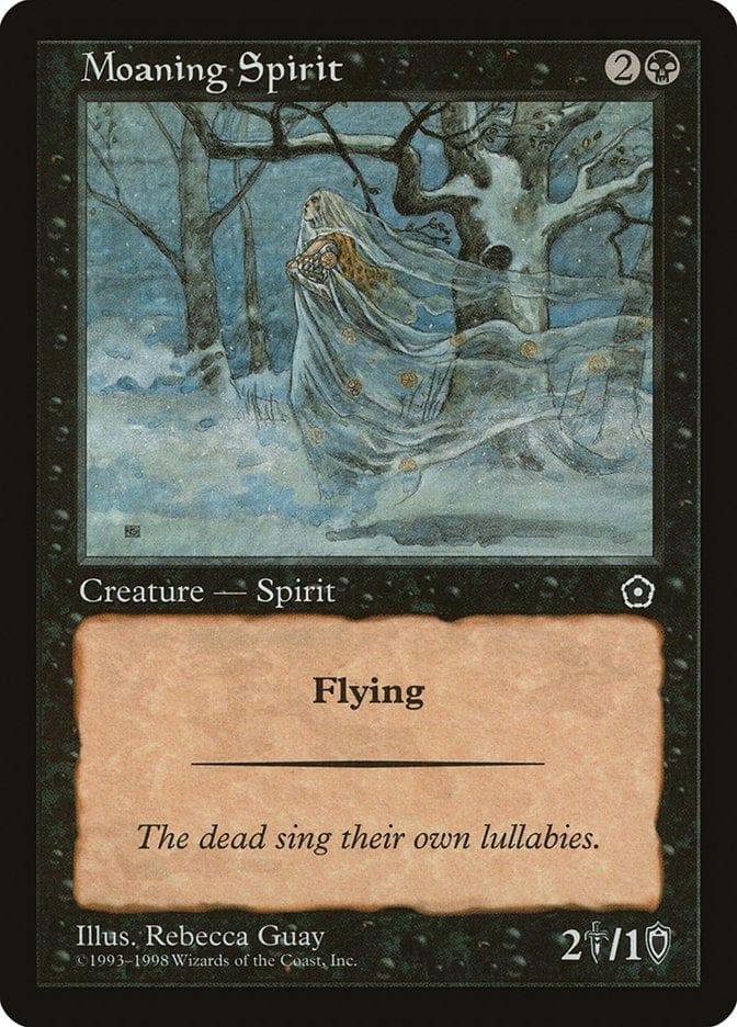 Magic: The Gathering MTG Single Moaning Spirit [Portal Second Age]