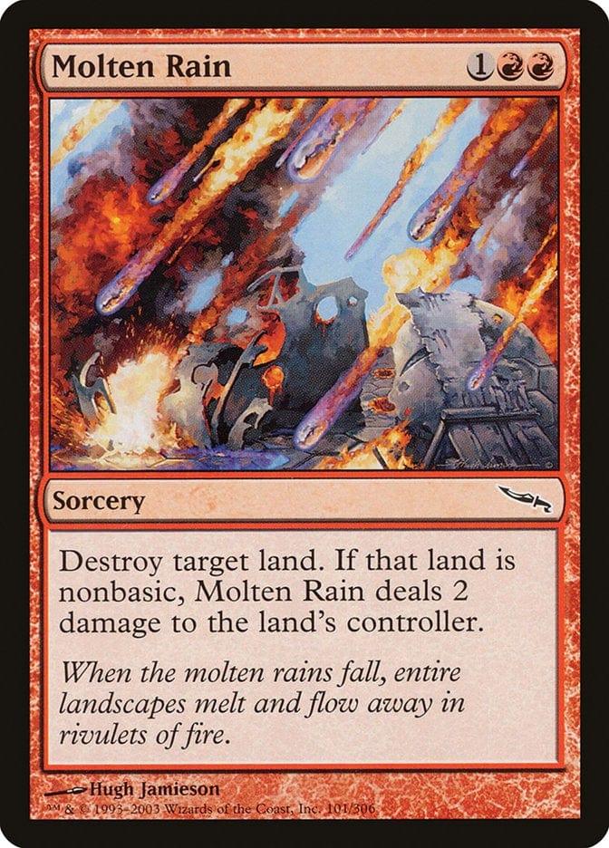 Magic: The Gathering MTG Single Molten Rain [Mirrodin]