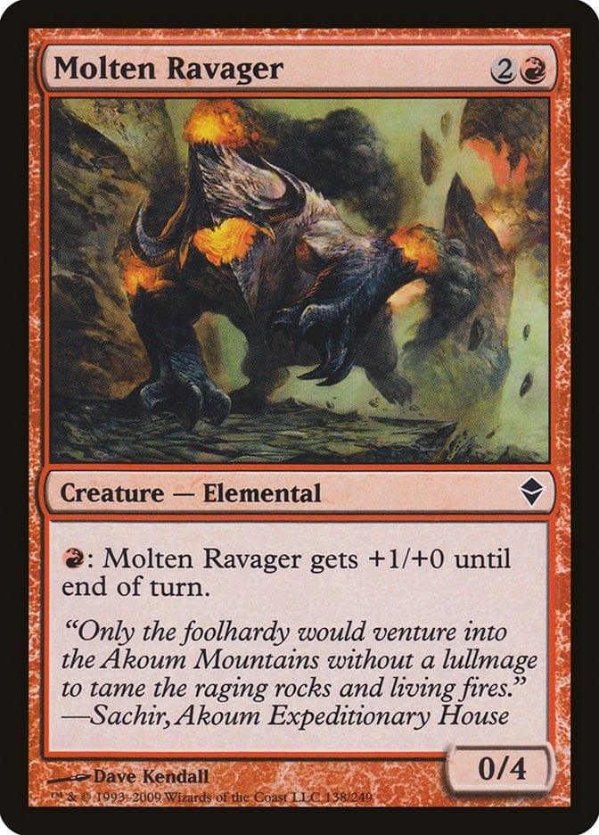 Magic: The Gathering MTG Single Molten Ravager [Zendikar]