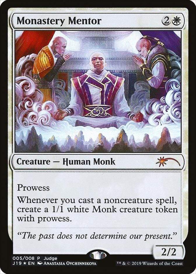 Magic: The Gathering MTG Single Monastery Mentor [Judge Gift Cards 2019]