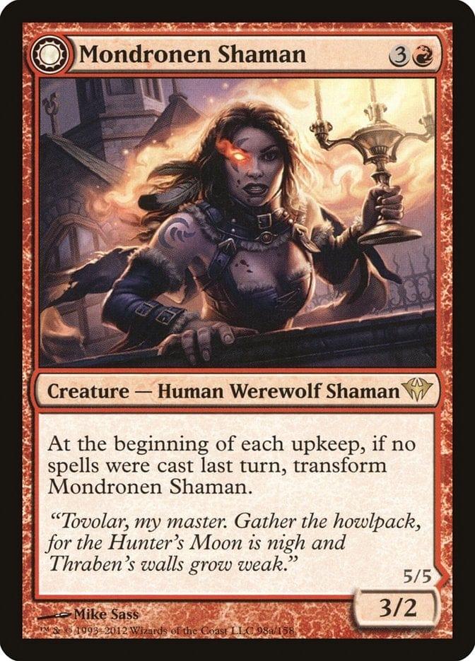 Magic: The Gathering MTG Single Mondronen Shaman // Tovolar's Magehunter [Dark Ascension]
