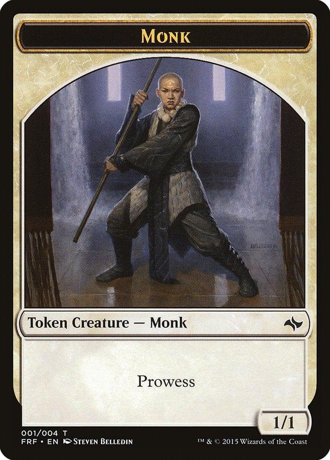 Magic: The Gathering MTG Single Monk [Fate Reforged Tokens]