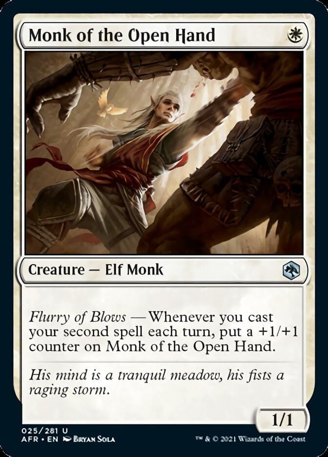 Magic: The Gathering MTG Single Monk of the Open Hand [Dungeons & Dragons: Adventures in the Forgotten Realms]