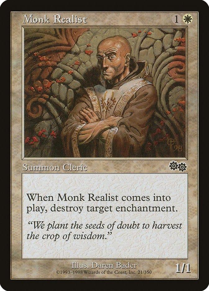 Magic: The Gathering MTG Single Monk Realist [Urza's Saga]