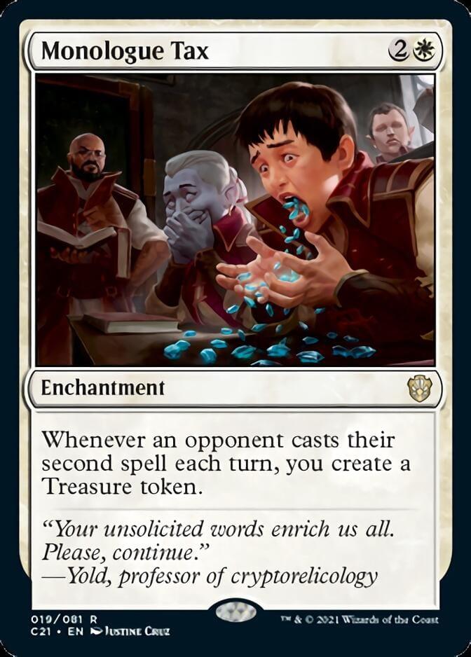 Magic: The Gathering MTG Single Monologue Tax [Commander 2021]