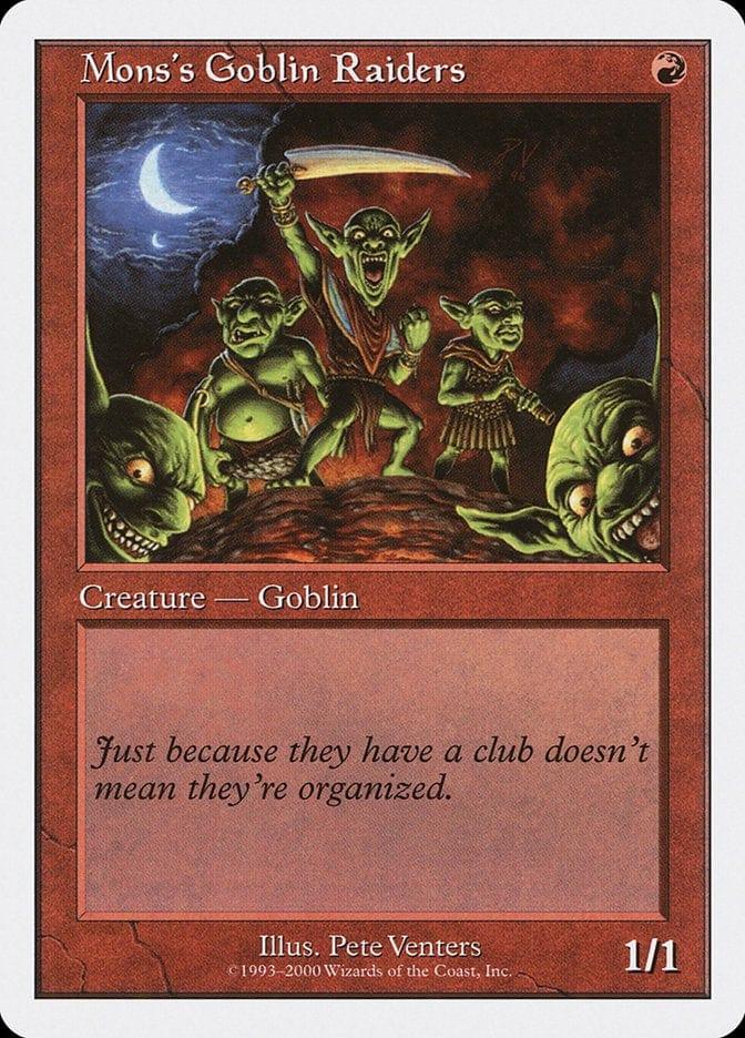 Magic: The Gathering MTG Single Mons's Goblin Raiders [Starter 2000]