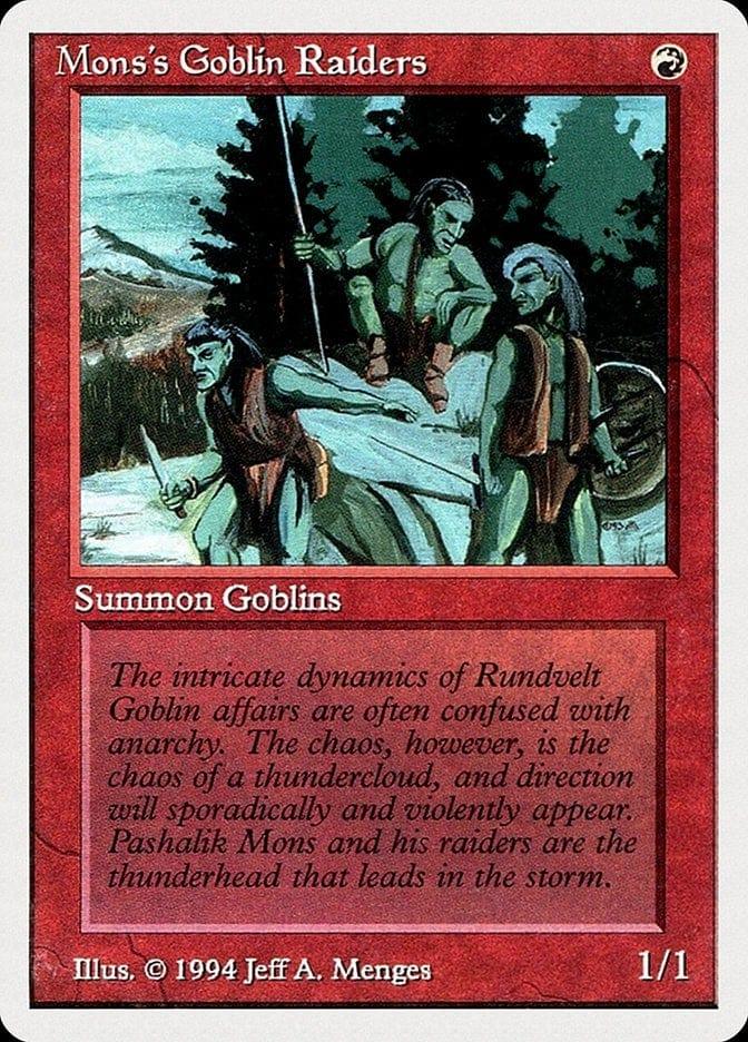 Magic: The Gathering MTG Single Mons's Goblin Raiders [Summer Magic / Edgar]