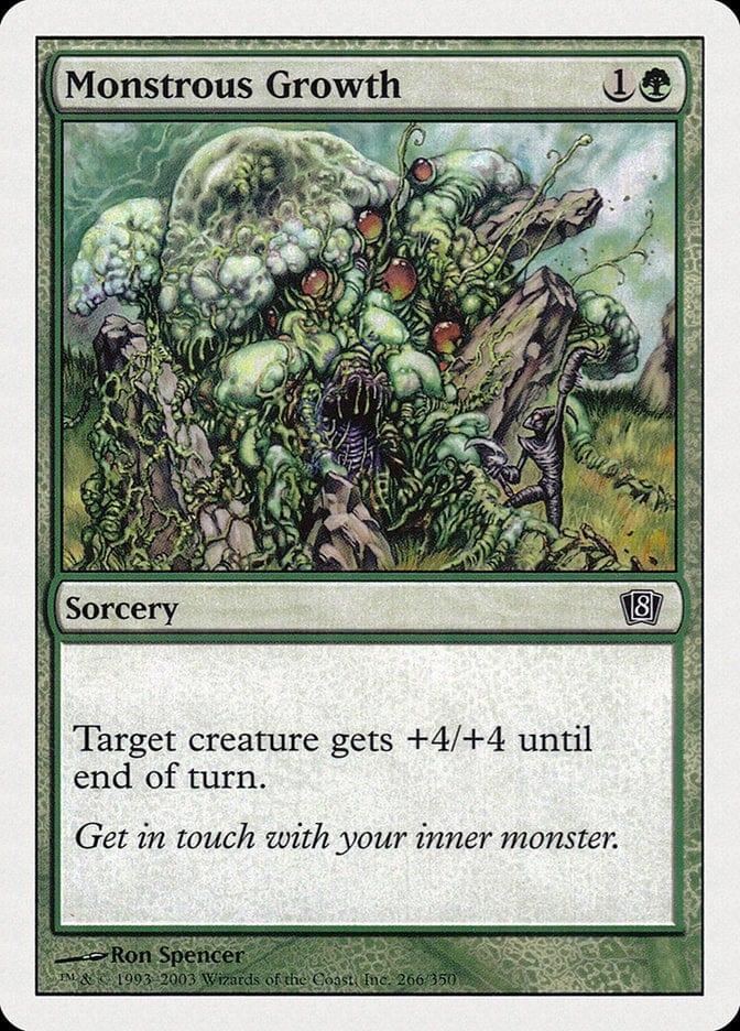 Magic: The Gathering MTG Single Monstrous Growth [Eighth Edition]
