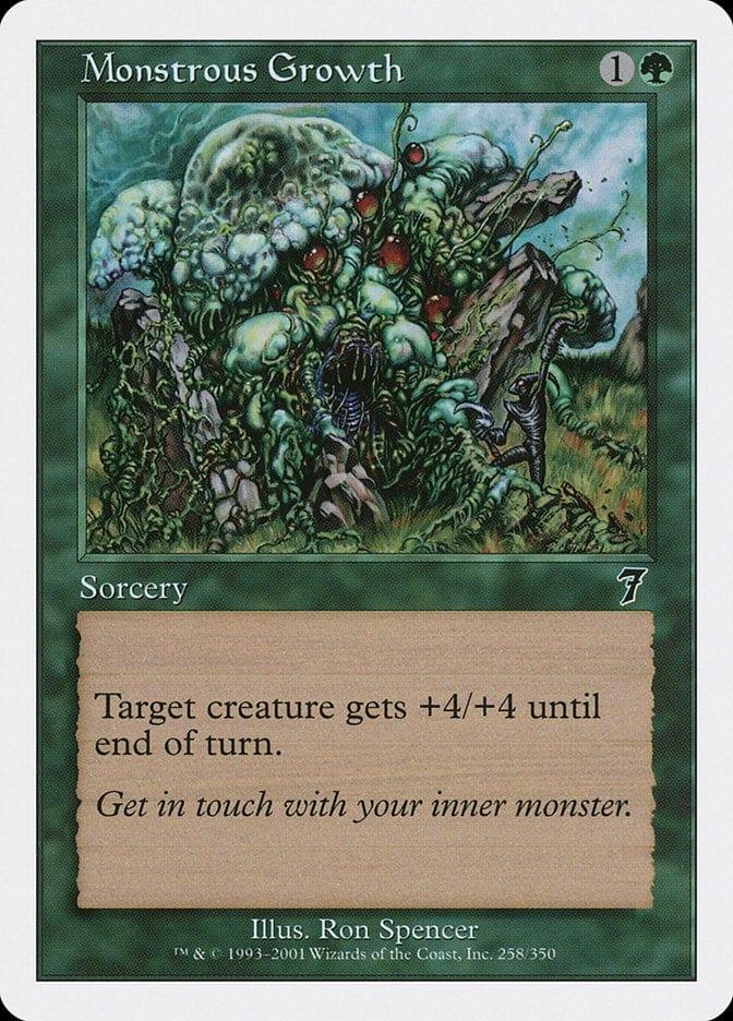 Magic: The Gathering MTG Single Monstrous Growth [Seventh Edition]