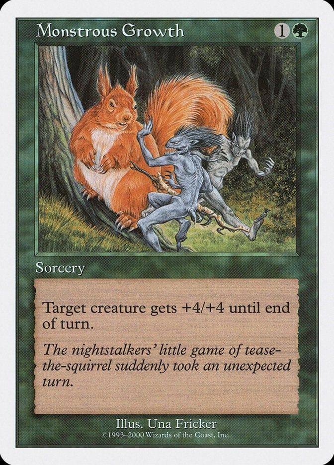 Magic: The Gathering MTG Single Monstrous Growth [Starter 2000]