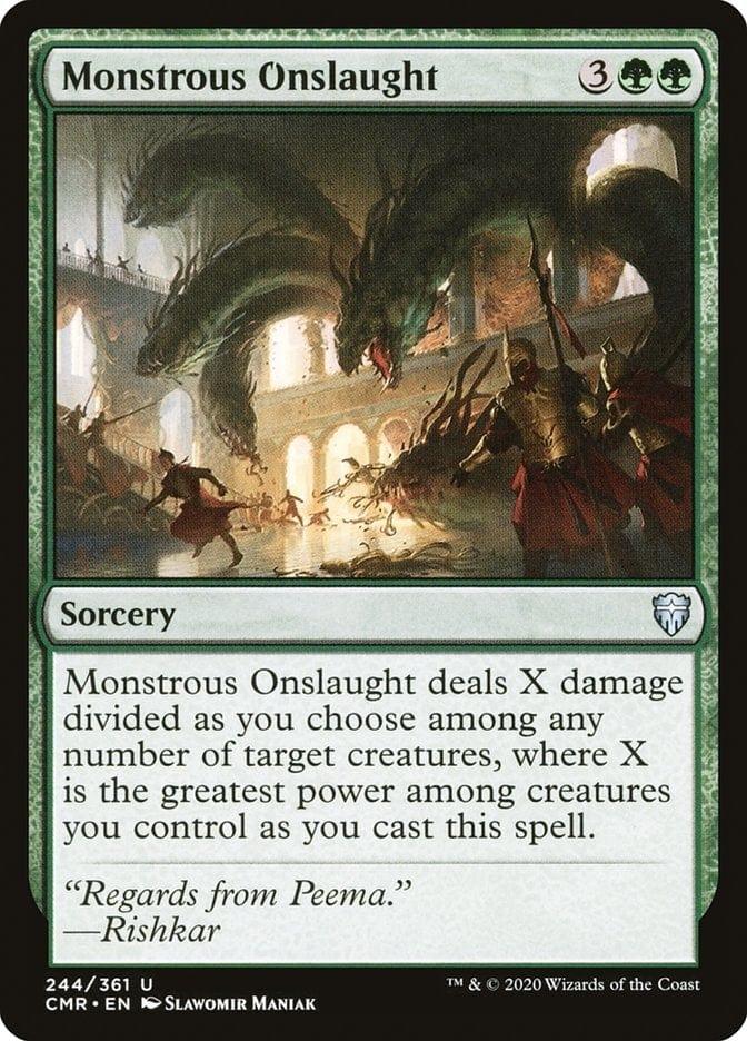 Magic: The Gathering MTG Single Monstrous Onslaught [Commander Legends]