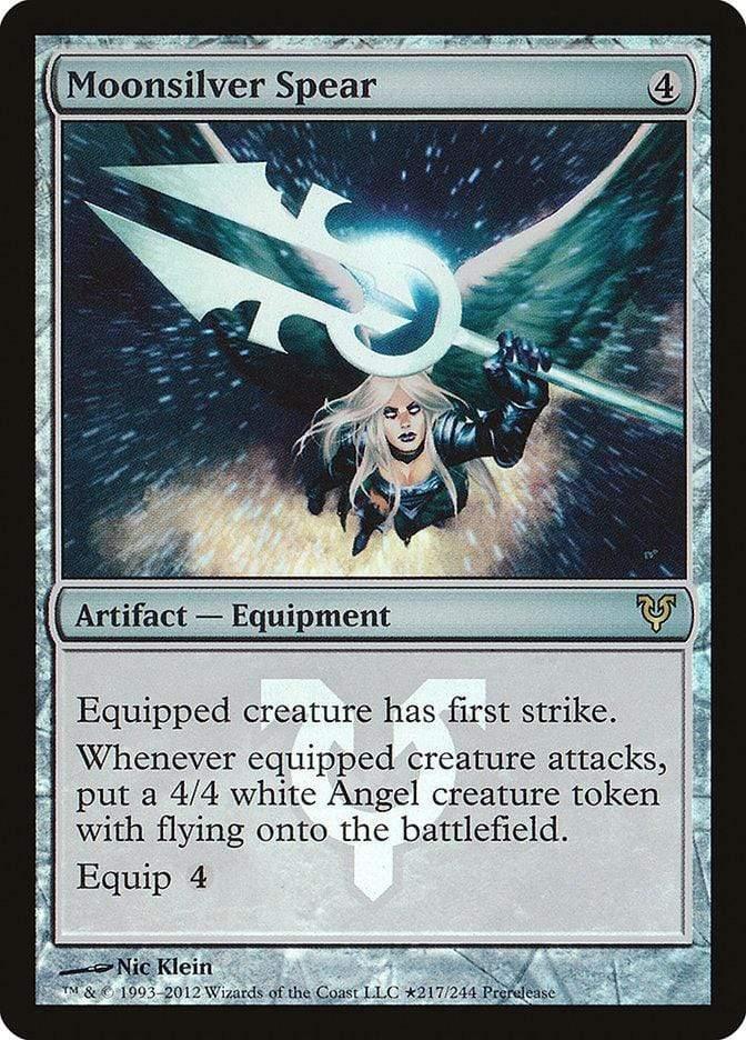 Magic: The Gathering MTG Single Moonsilver Spear [Avacyn Restored Prerelease Promos]