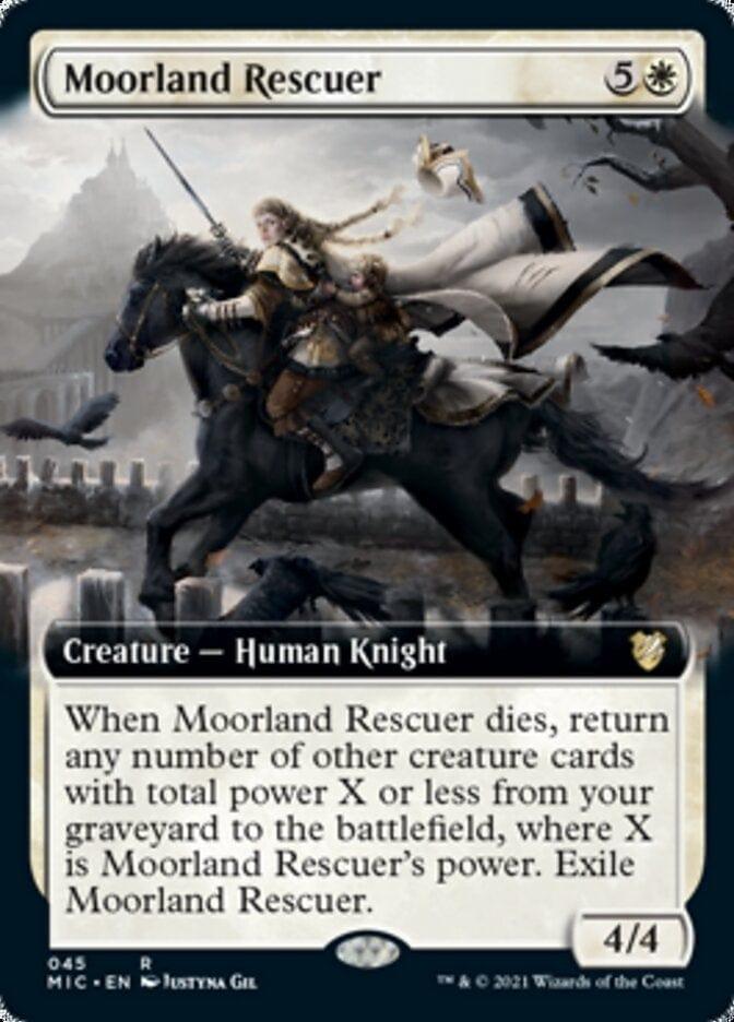Magic: The Gathering MTG Single Moorland Rescuer (Extended) [Innistrad: Midnight Hunt Commander]