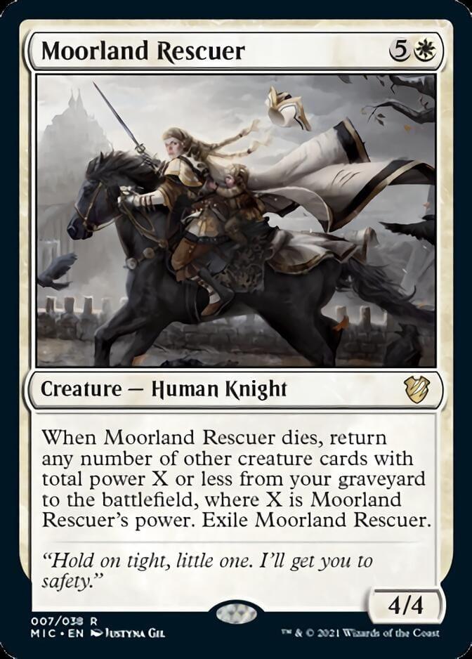 Magic: The Gathering MTG Single Moorland Rescuer [Innistrad: Midnight Hunt Commander]