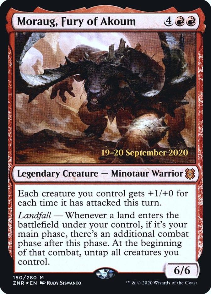 Magic: The Gathering MTG Single Moraug, Fury of Akoum [Zendikar Rising Prerelease Promos]