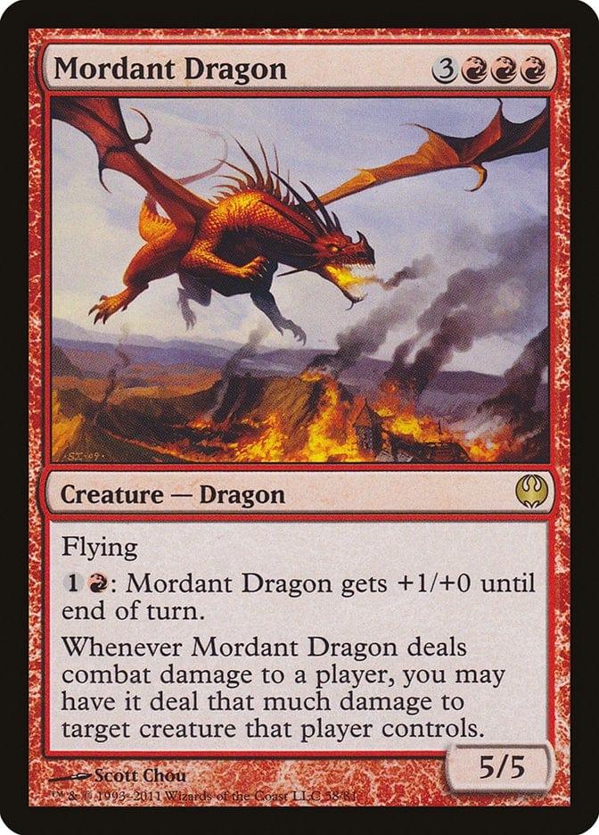 Magic: The Gathering MTG Single Mordant Dragon [Duel Decks: Knights vs. Dragons]