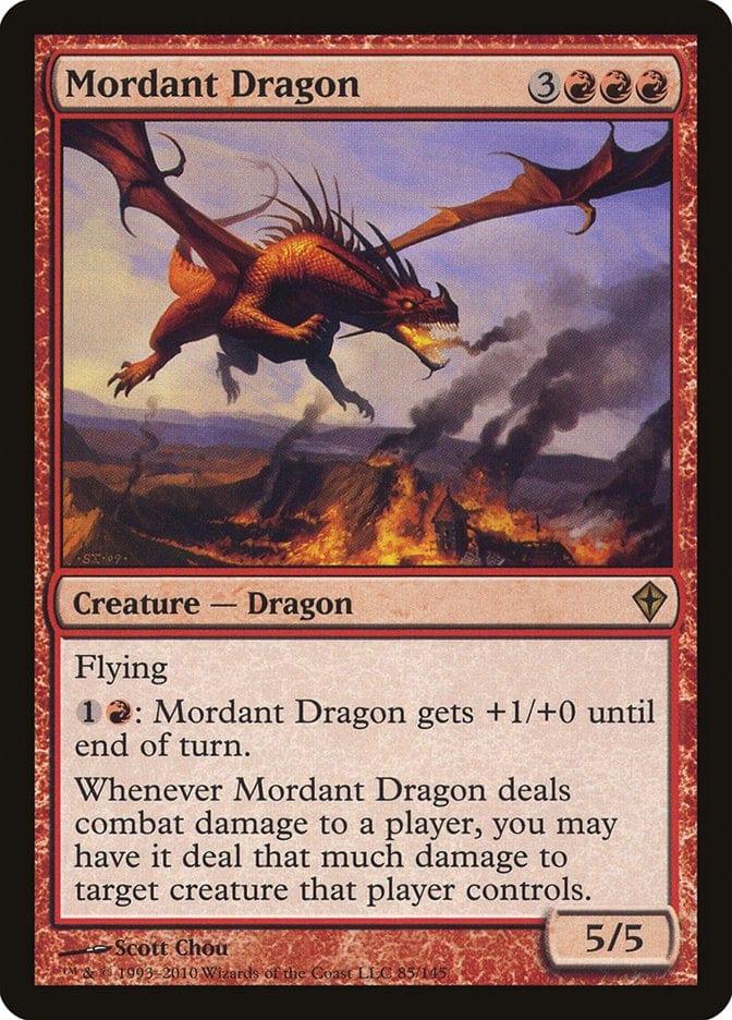 Magic: The Gathering MTG Single Mordant Dragon [Worldwake]