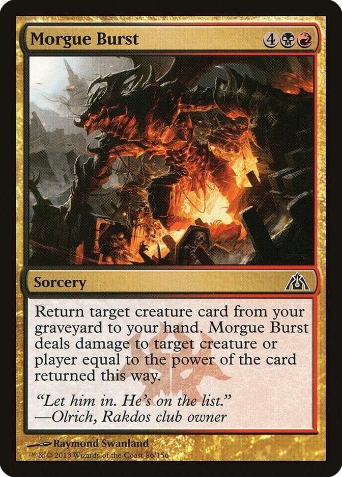 Magic: The Gathering MTG Single Morgue Burst [Dragon's Maze]