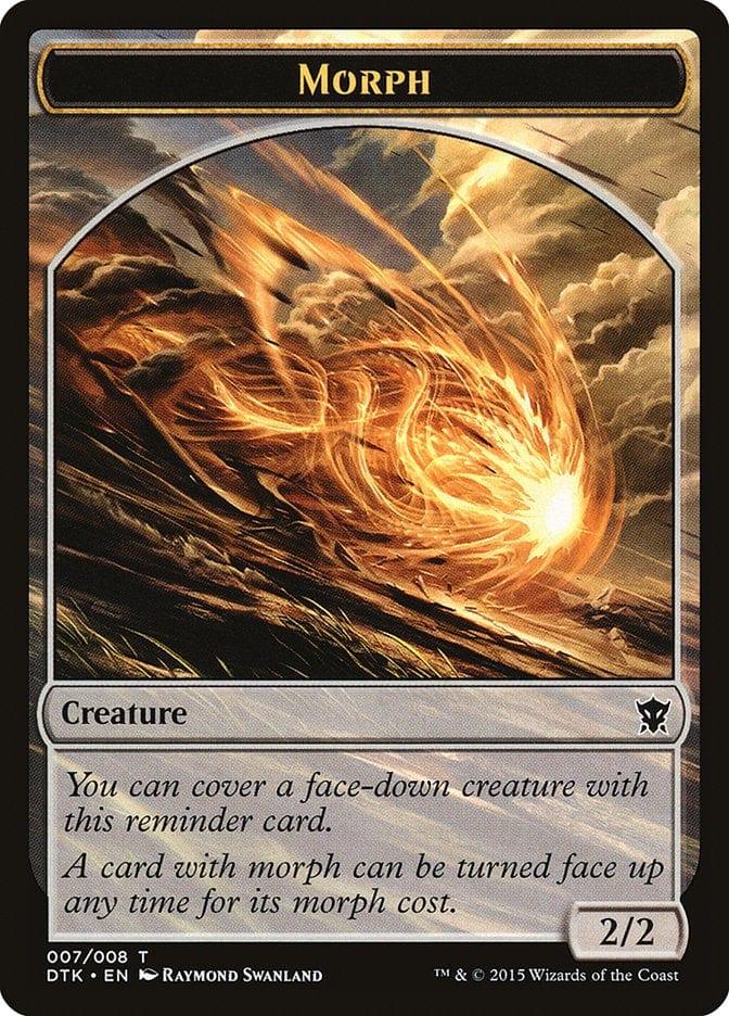 Magic: The Gathering MTG Single Morph [Dragons of Tarkir Tokens]