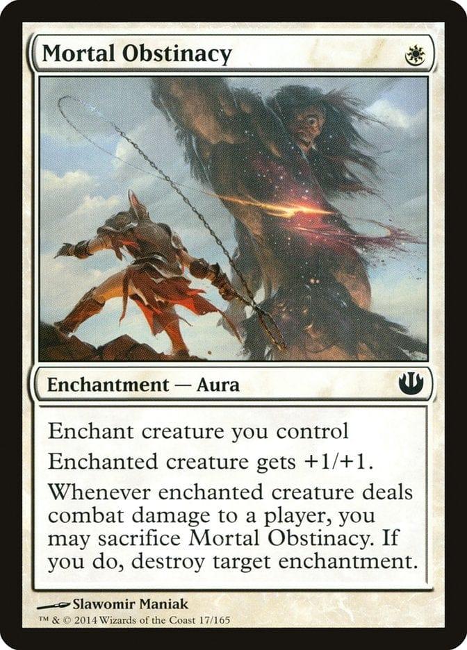 Magic: The Gathering MTG Single Mortal Obstinacy [Journey into Nyx]