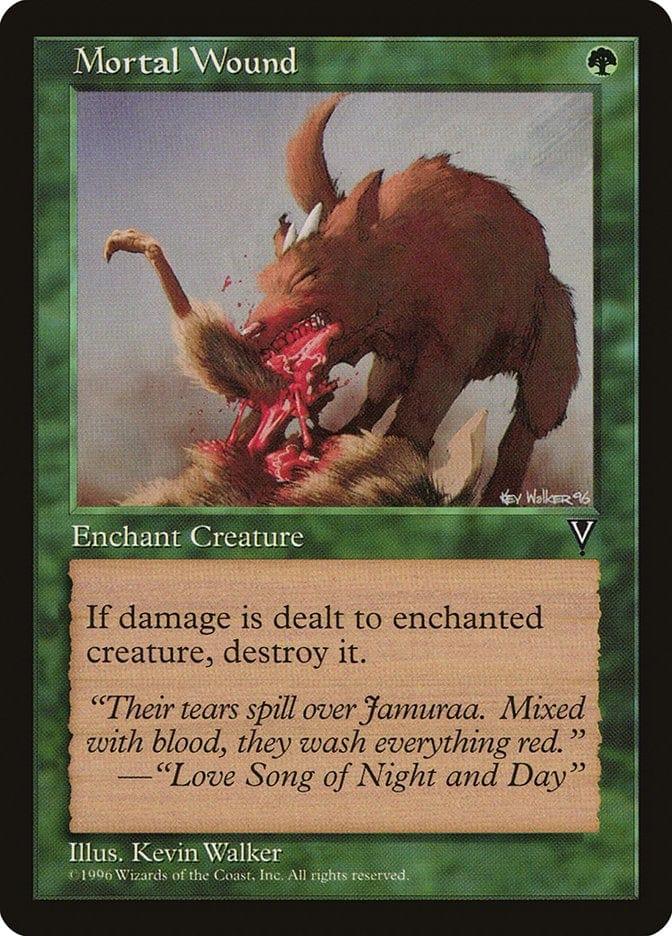Magic: The Gathering MTG Single Mortal Wound [Visions]