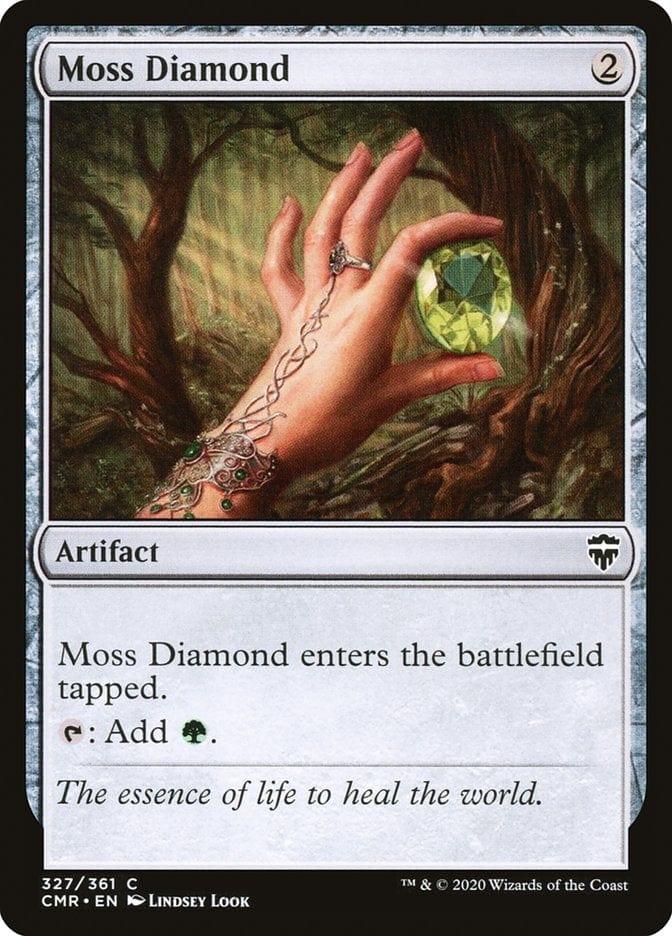 Magic: The Gathering MTG Single Moss Diamond [Commander Legends]