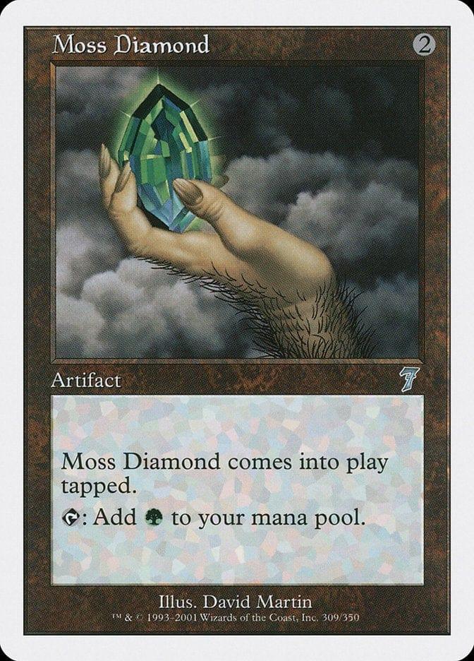 Magic: The Gathering MTG Single Moss Diamond [Seventh Edition]