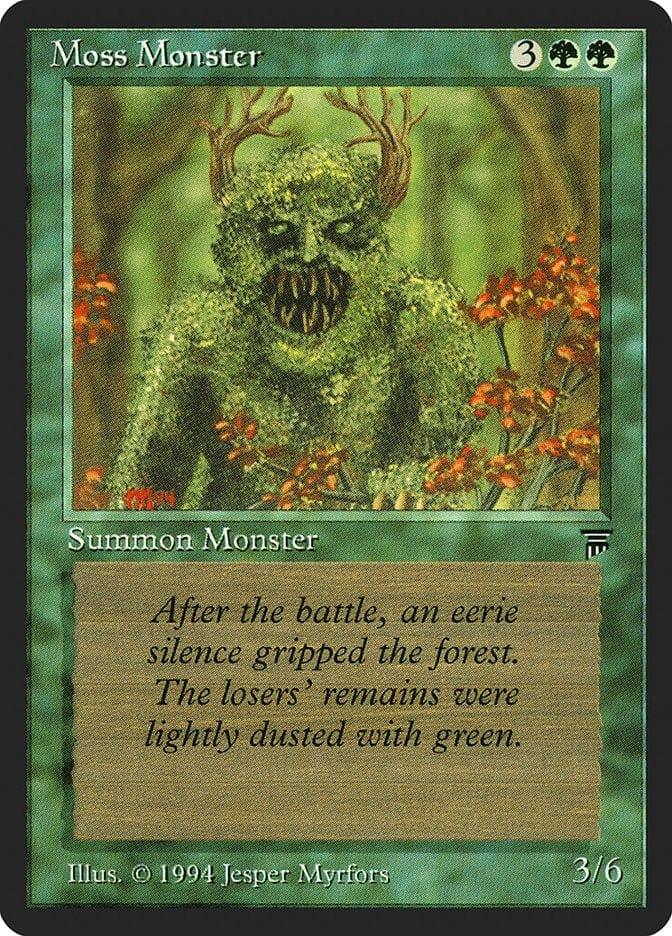 Magic: The Gathering MTG Single Moss Monster [Legends]