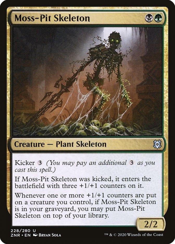 Magic: The Gathering MTG Single Moss-Pit Skeleton [Zendikar Rising]