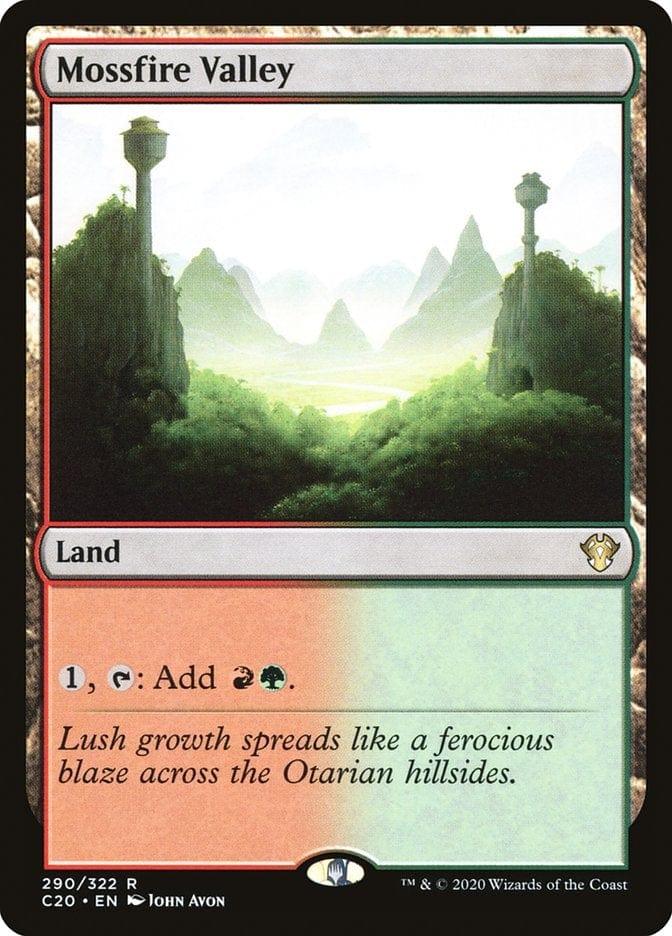Magic: The Gathering MTG Single Mossfire Valley [Commander 2020]