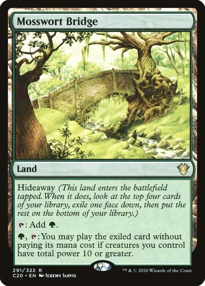 Magic: The Gathering MTG Single Mosswort Bridge [Commander 2020]