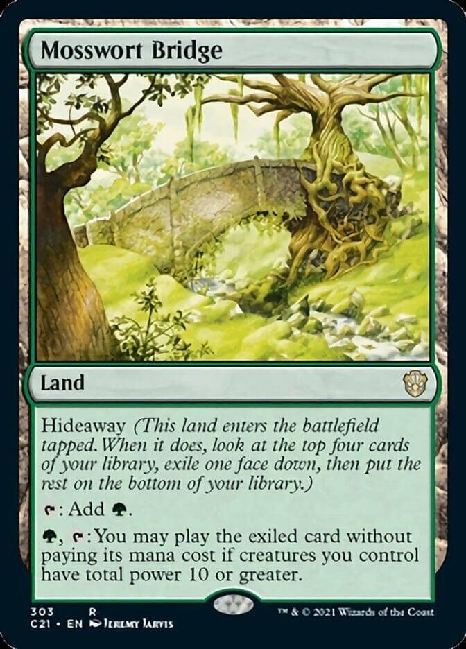 Magic: The Gathering MTG Single Mosswort Bridge [Commander 2021]