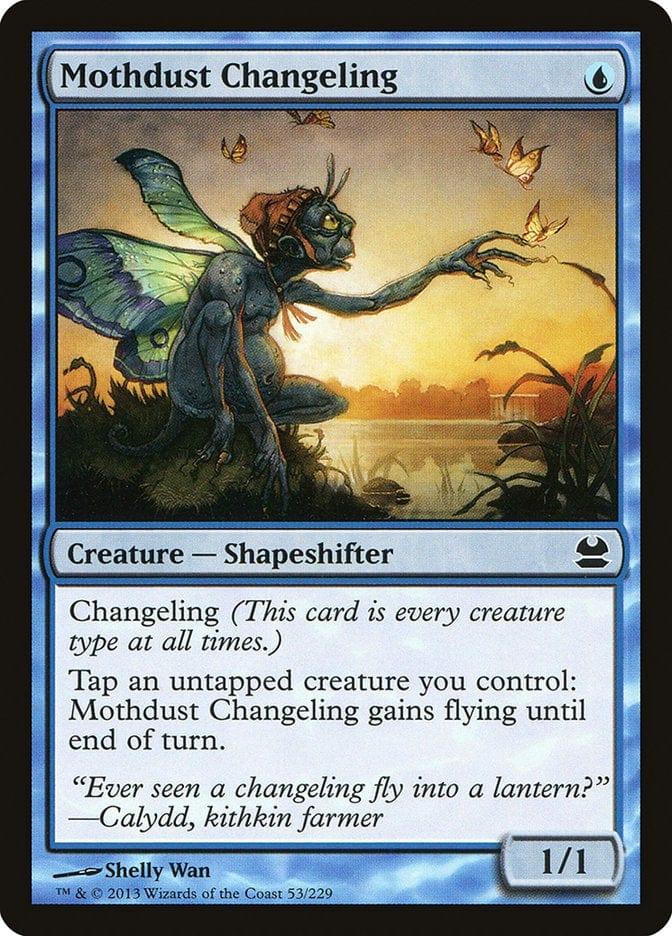 Magic: The Gathering MTG Single Mothdust Changeling [Modern Masters]