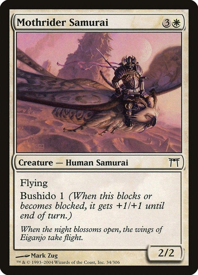 Magic: The Gathering MTG Single Mothrider Samurai [Champions of Kamigawa]