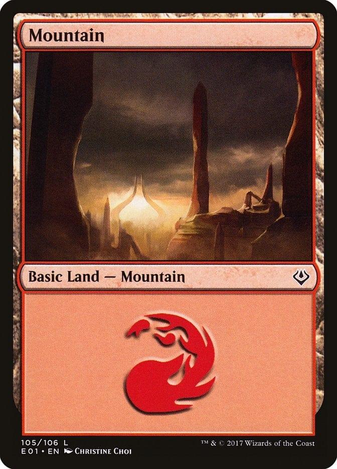 Magic: The Gathering MTG Single Mountain (105) [Archenemy: Nicol Bolas]