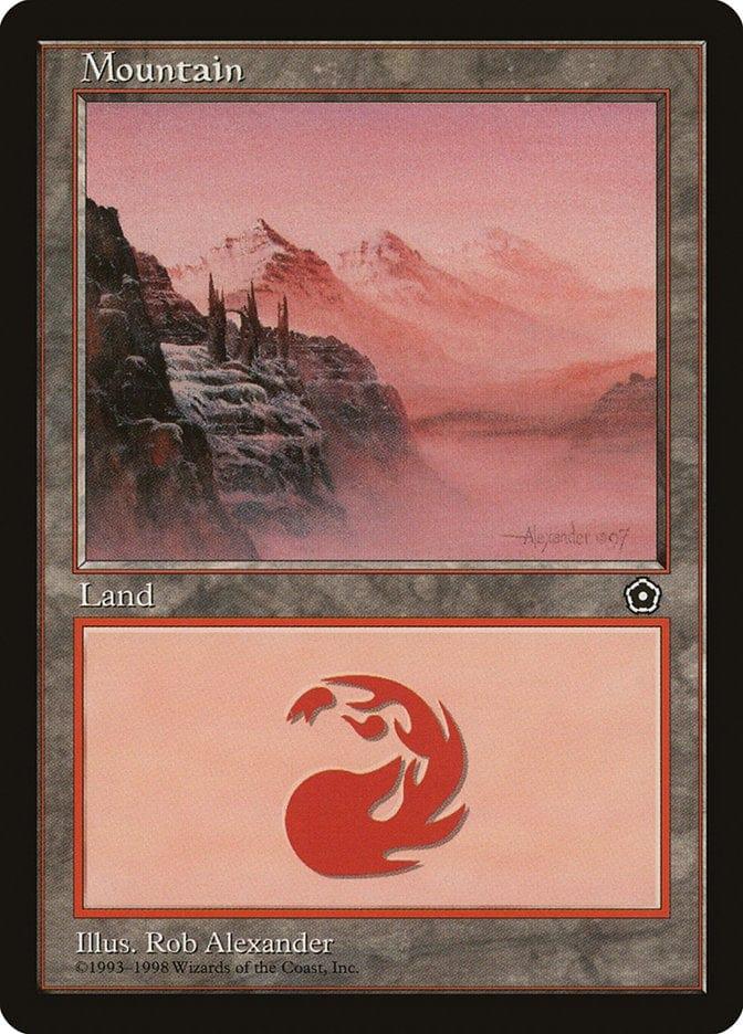 Magic: The Gathering MTG Single Mountain (160) [Portal Second Age]