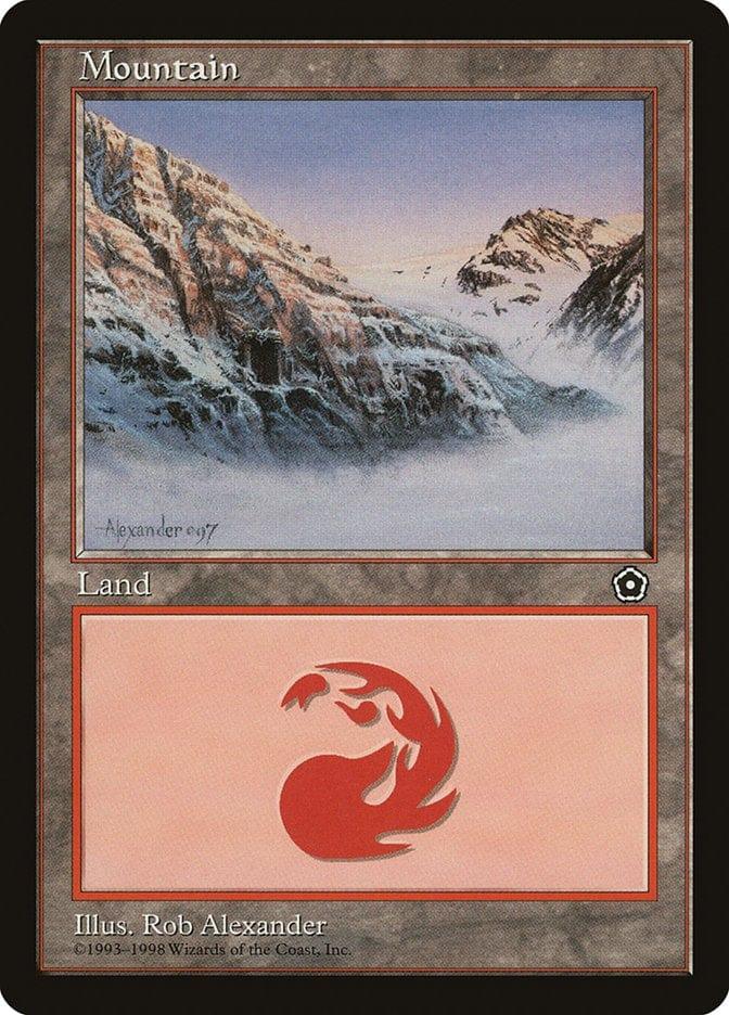 Magic: The Gathering MTG Single Mountain (161) [Portal Second Age]