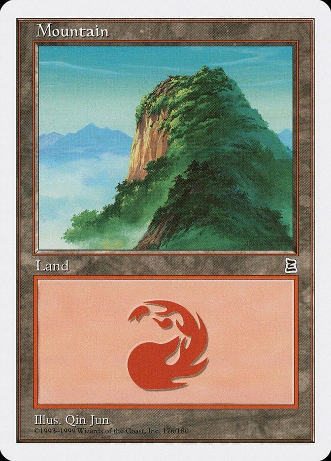 Magic: The Gathering MTG Single Mountain (176) [Portal Three Kingdoms]