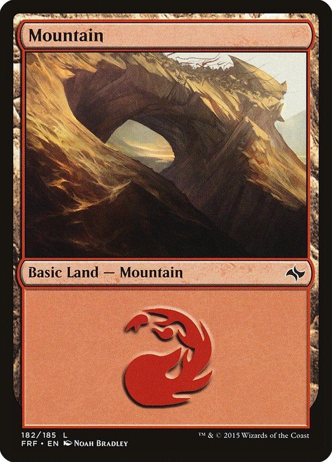 Magic: The Gathering MTG Single Mountain (182) [Fate Reforged]