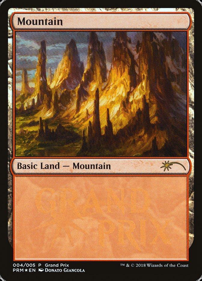 Magic: The Gathering MTG Single Mountain (2018d) [Grand Prix Promos]