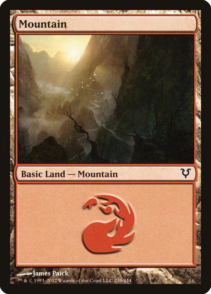 Magic: The Gathering MTG Single Mountain (239) [Avacyn Restored]