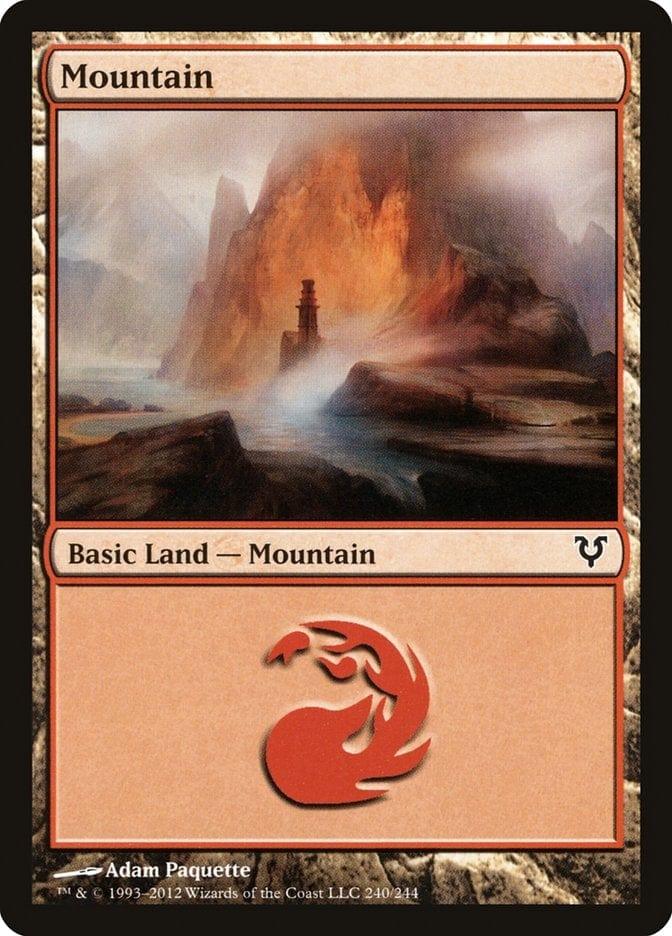 Magic: The Gathering MTG Single Mountain (240) [Avacyn Restored]