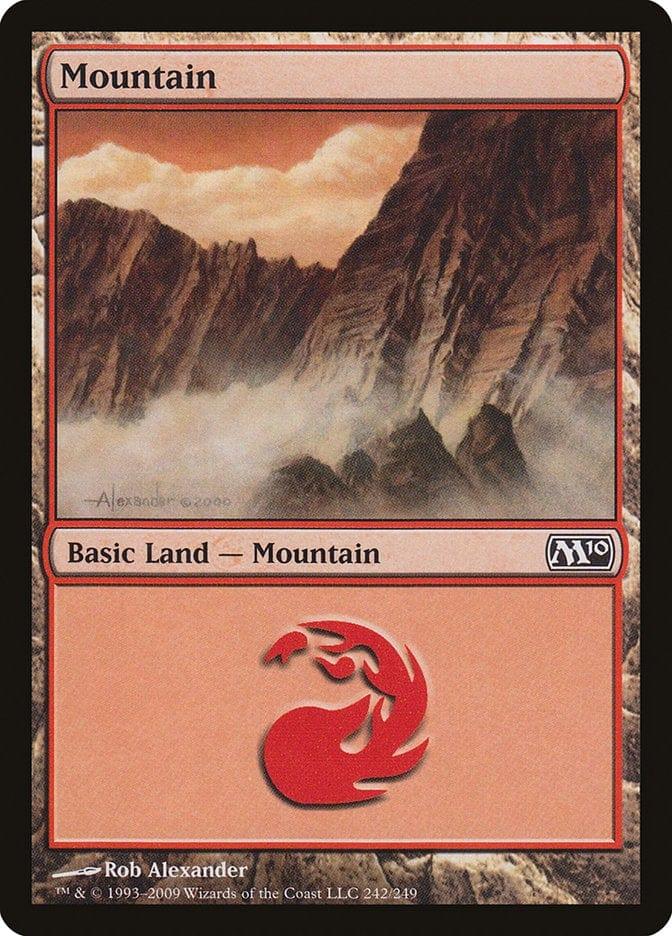Magic: The Gathering MTG Single Mountain (242) [Magic 2010]
