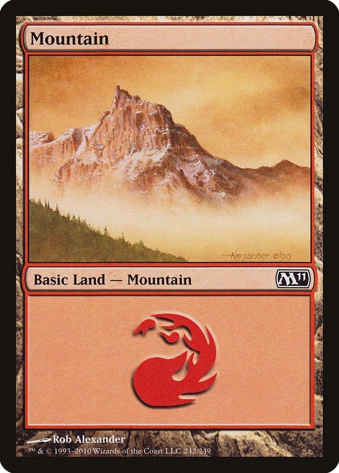 Magic: The Gathering MTG Single Mountain (242) [Magic 2011]