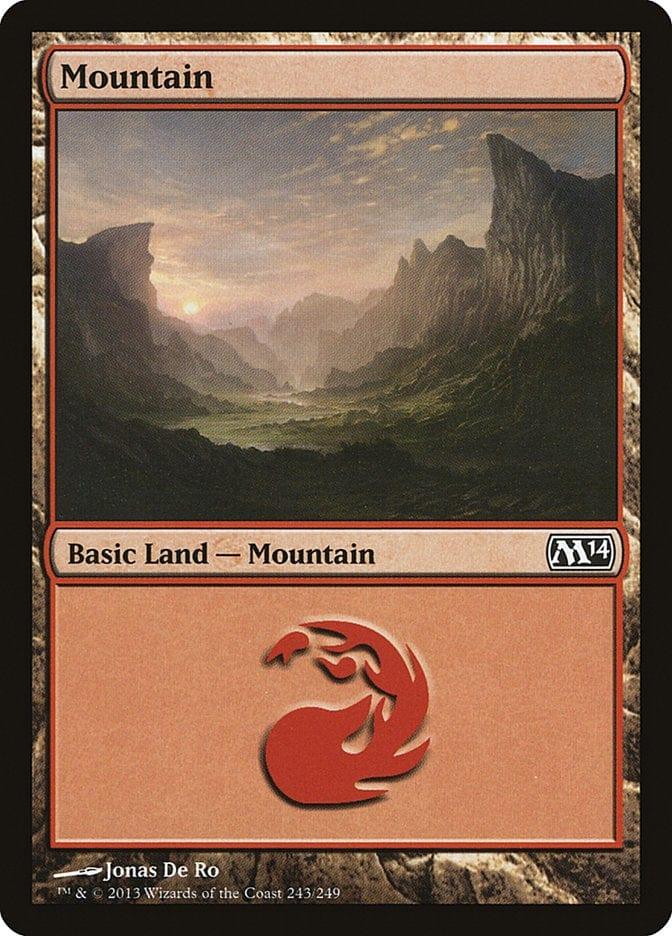 Magic: The Gathering MTG Single Mountain (243) [Magic 2014]