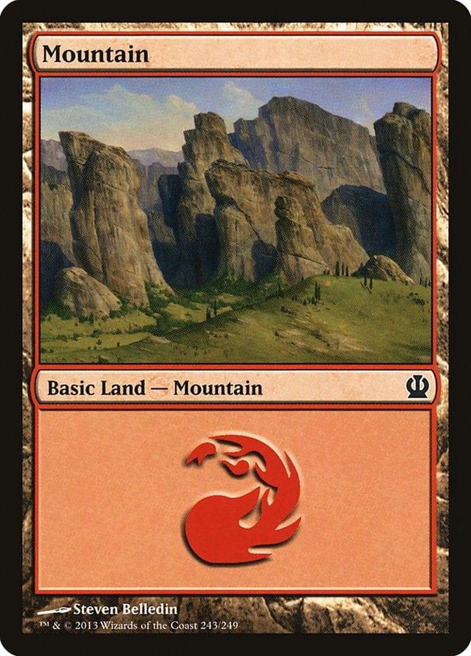 Magic: The Gathering MTG Single Mountain (243) [Theros]