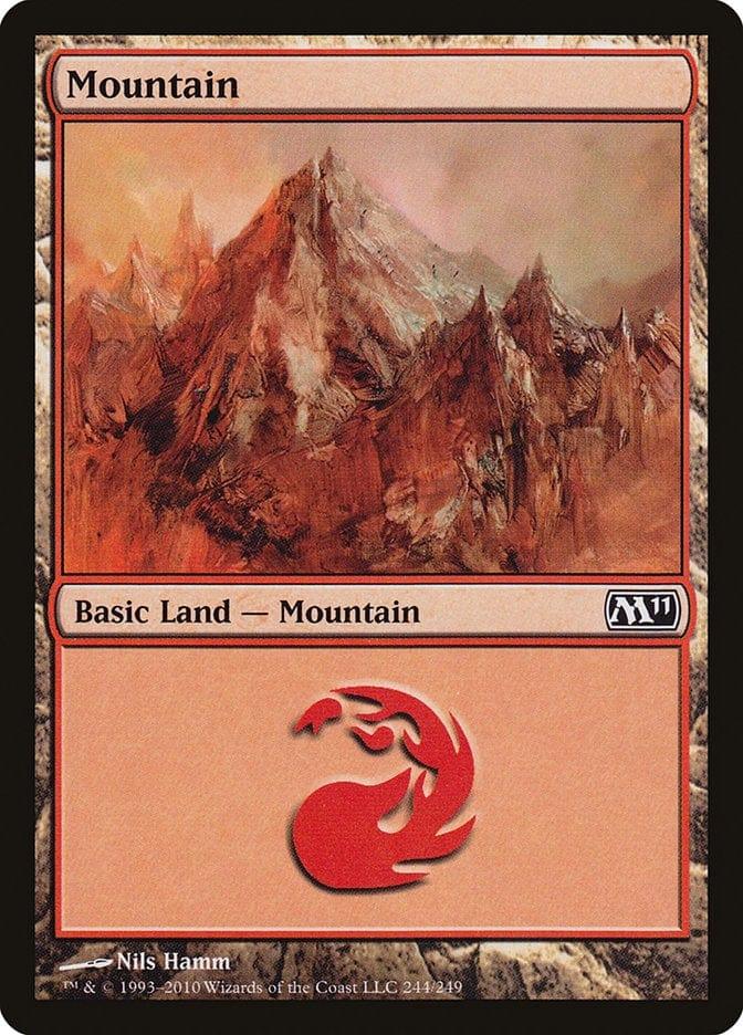 Magic: The Gathering MTG Single Mountain (244) [Magic 2011]