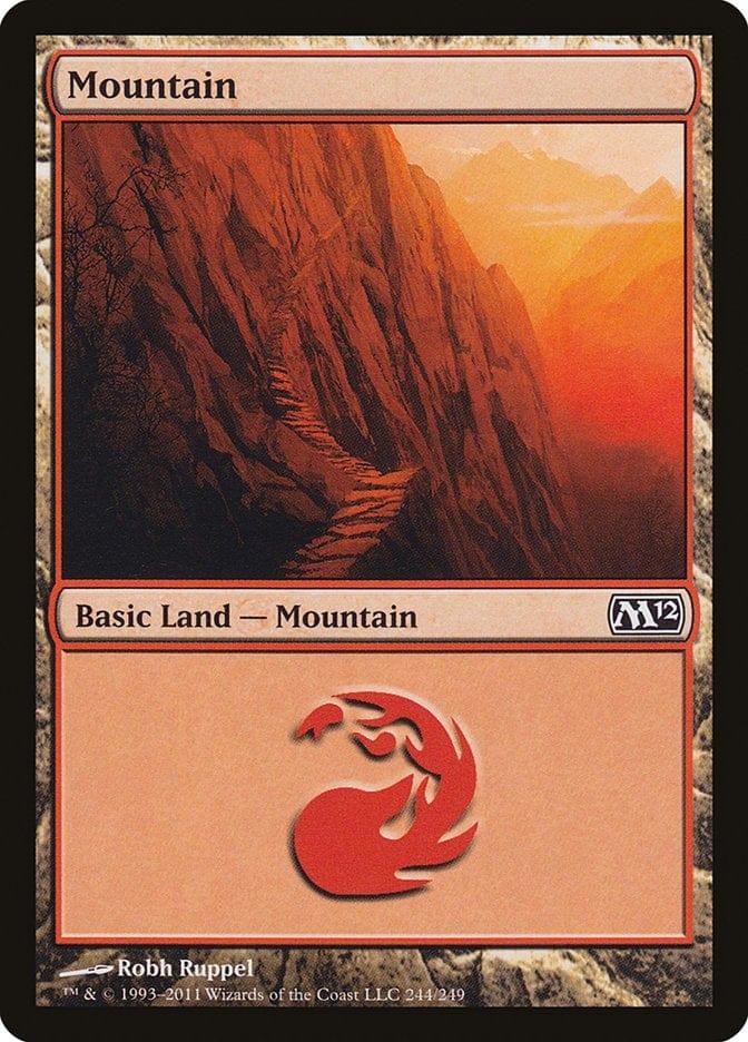 Magic: The Gathering MTG Single Mountain (244) [Magic 2012]